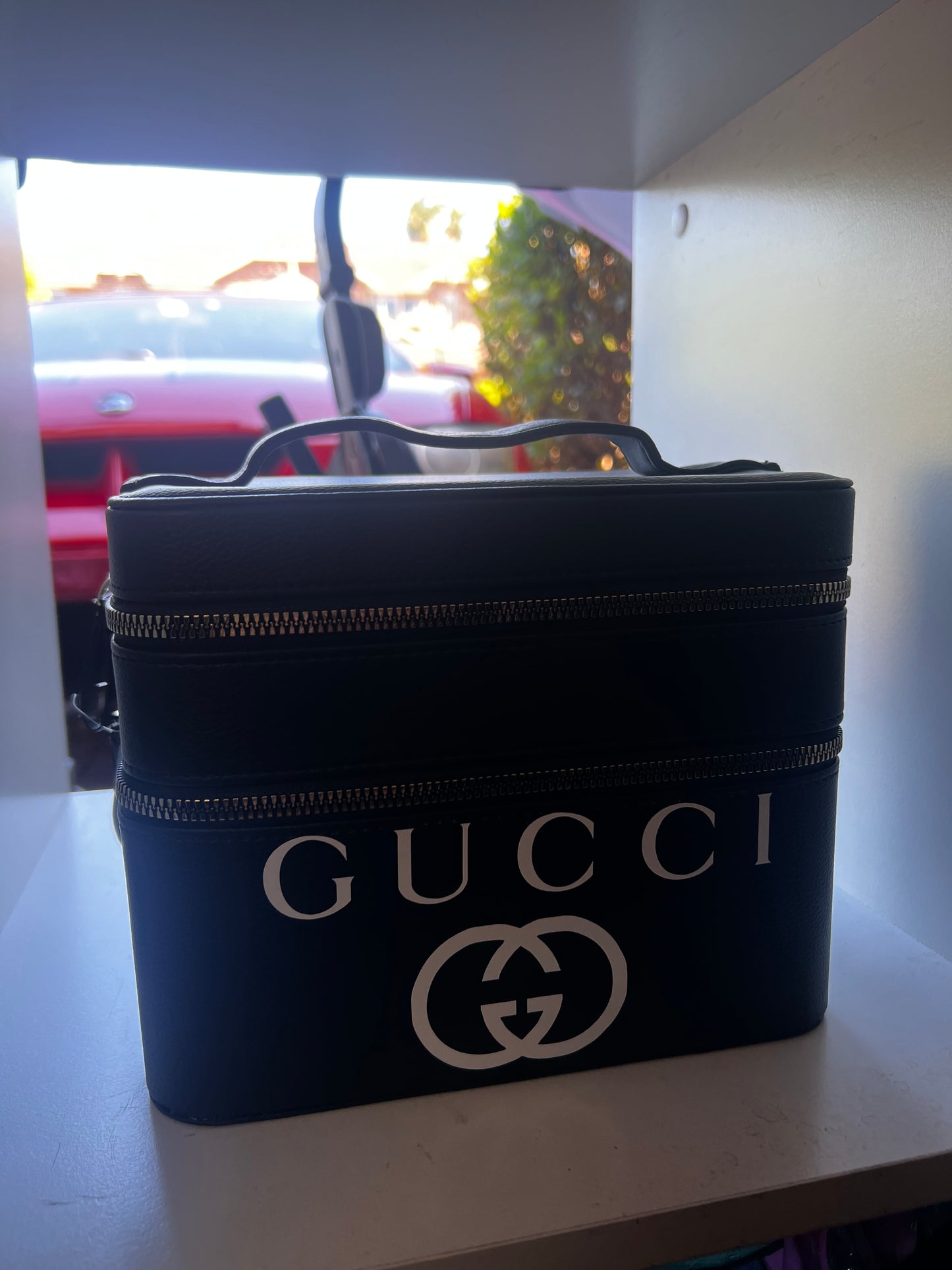 Double tier beauty case