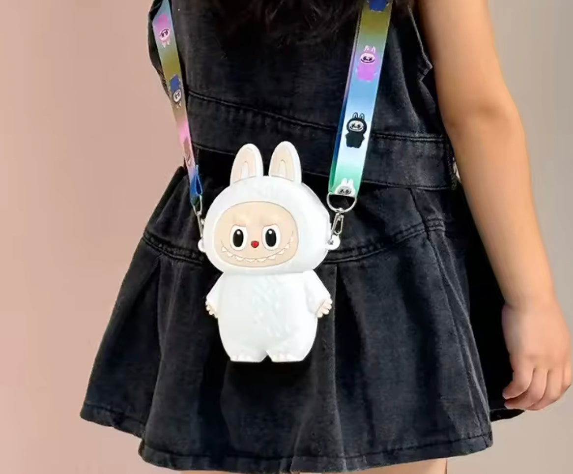 Labubu cross body coin purse