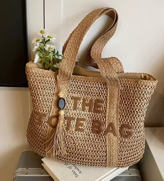 Large straw bag