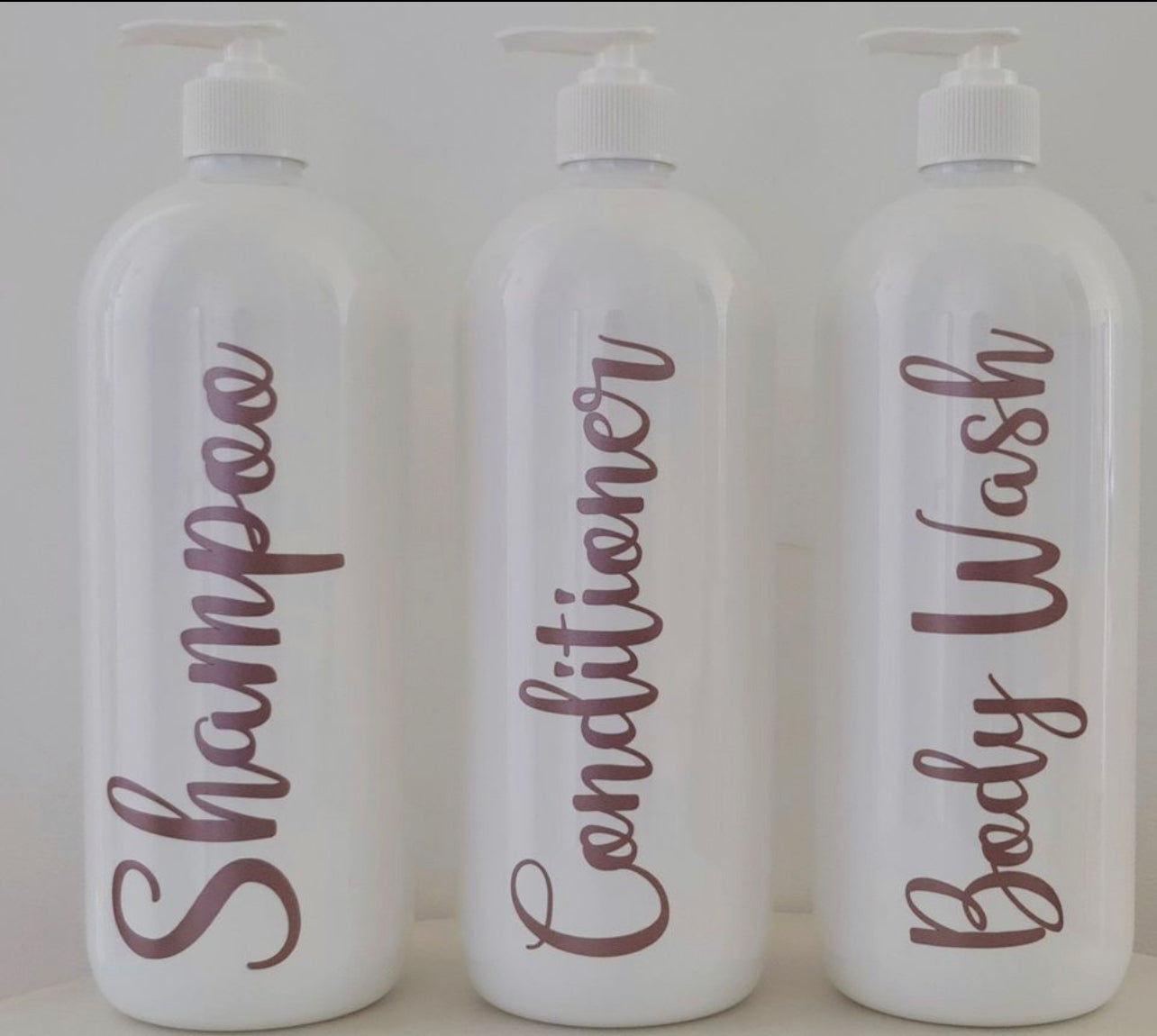 Bathroom bottles