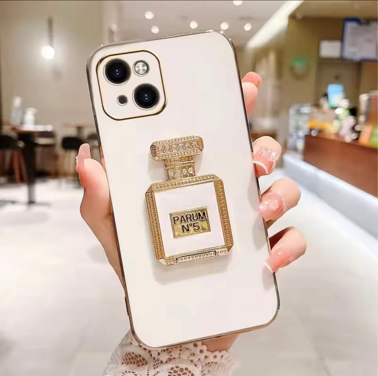 iPhone Case with phone holder and mirror π