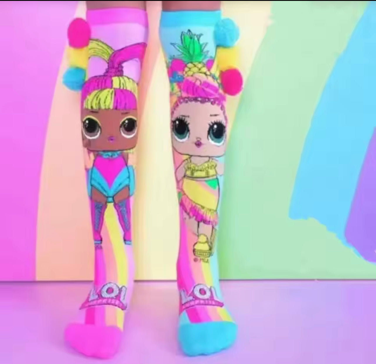 Kids knee high socks