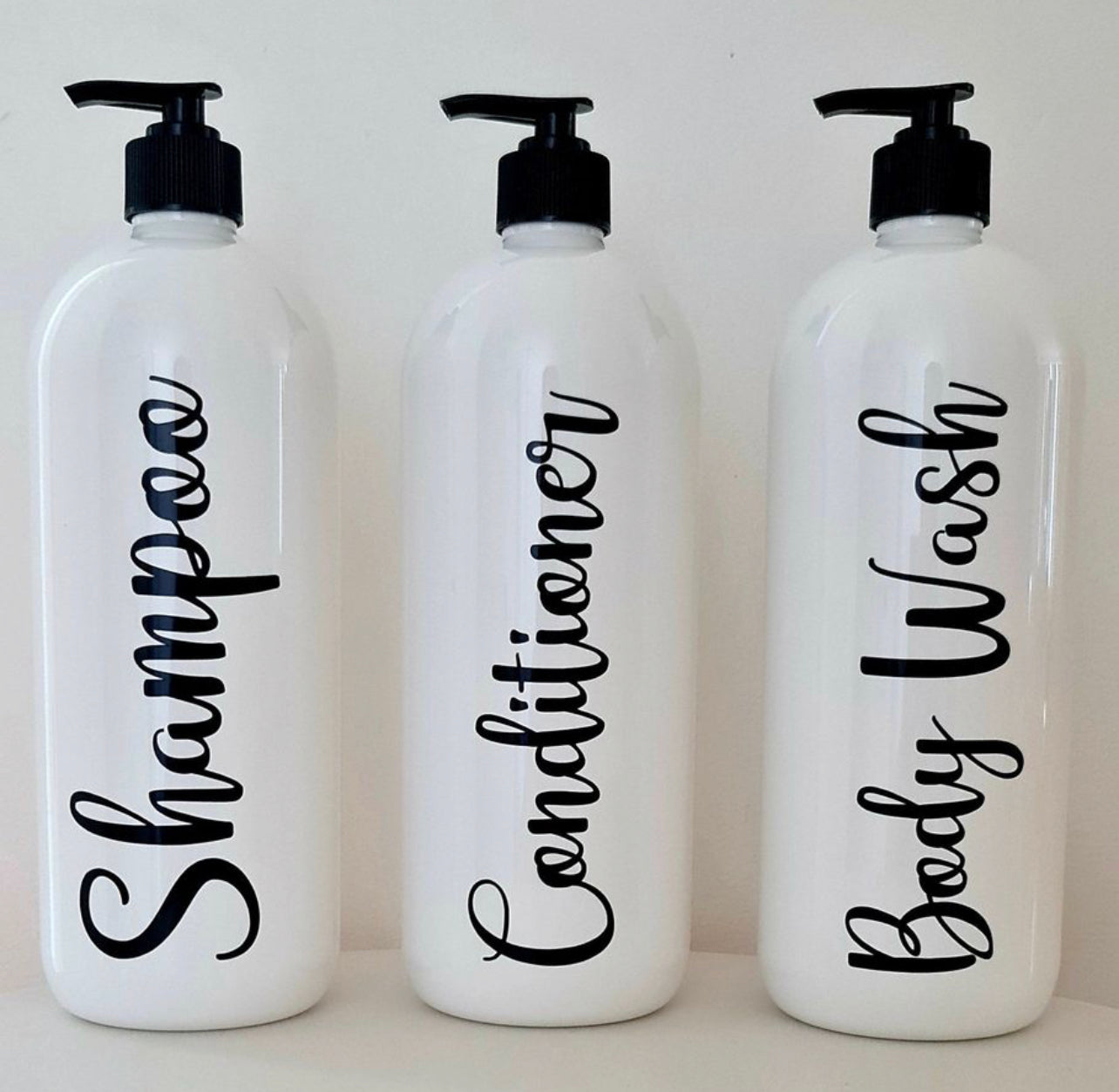 Bathroom bottles