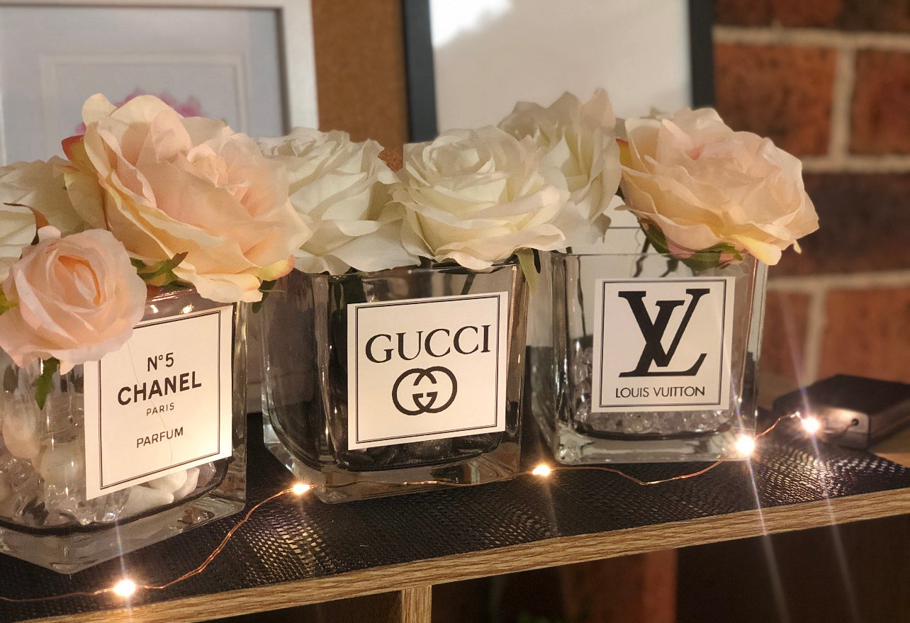 Glass vases 10x10cm 2 for $16.95