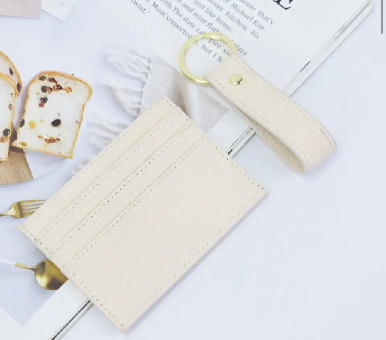 Personalised Card holder & key ring set