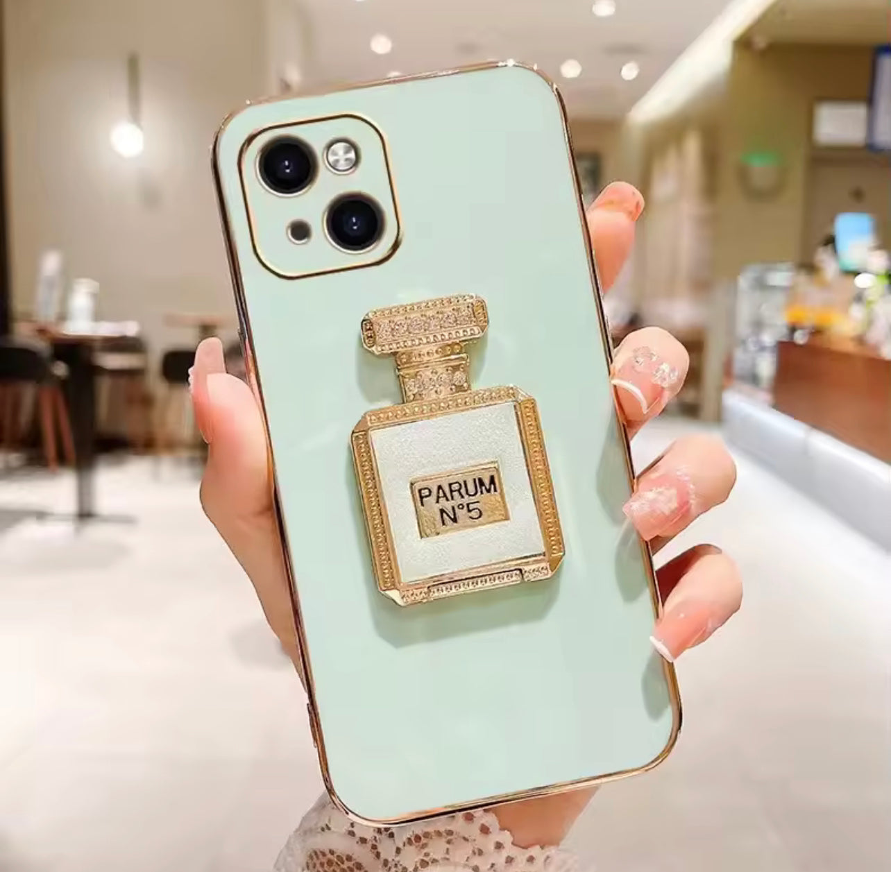 iPhone Case with phone holder and mirror π