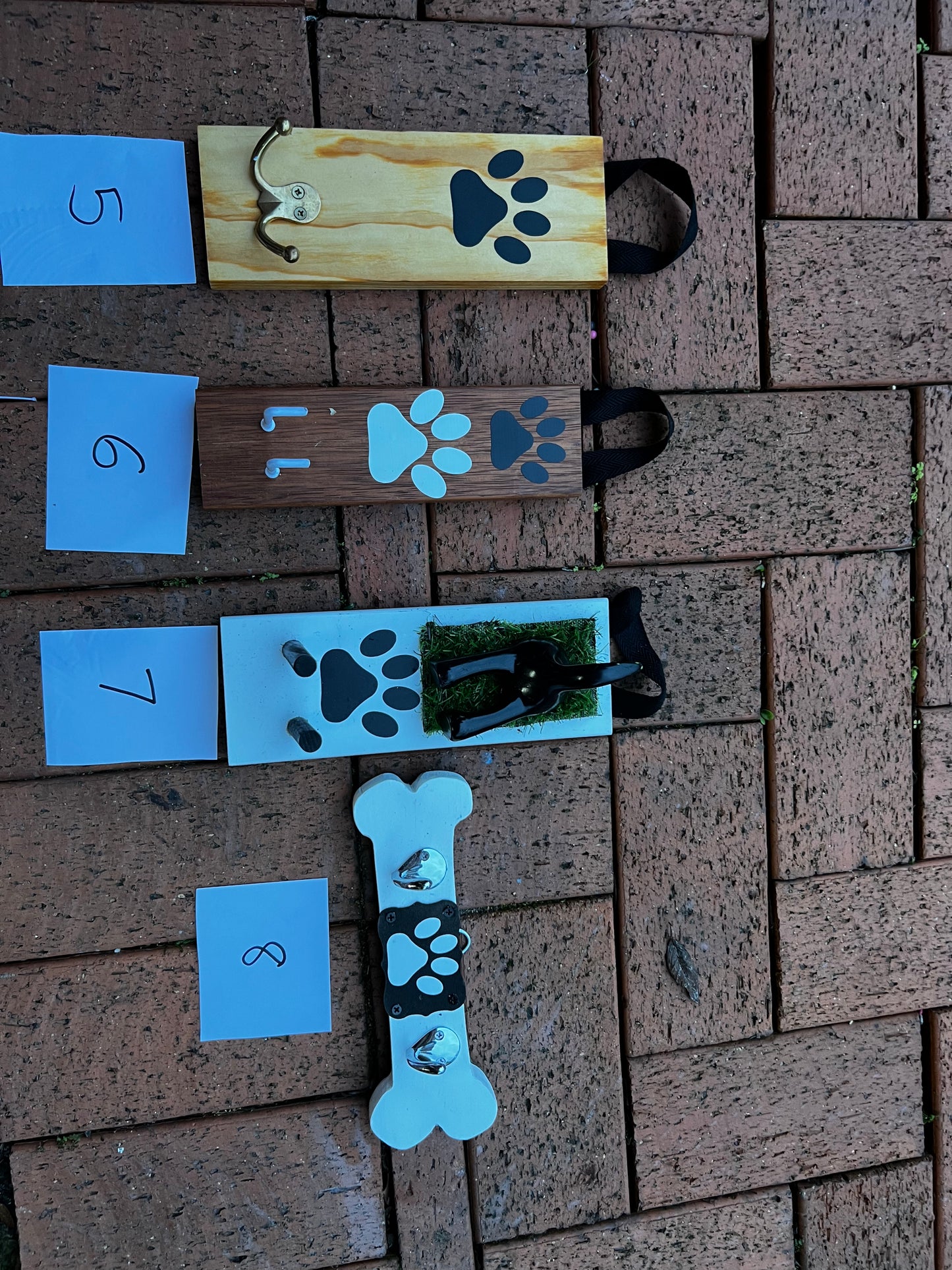 Dog lead/key holders