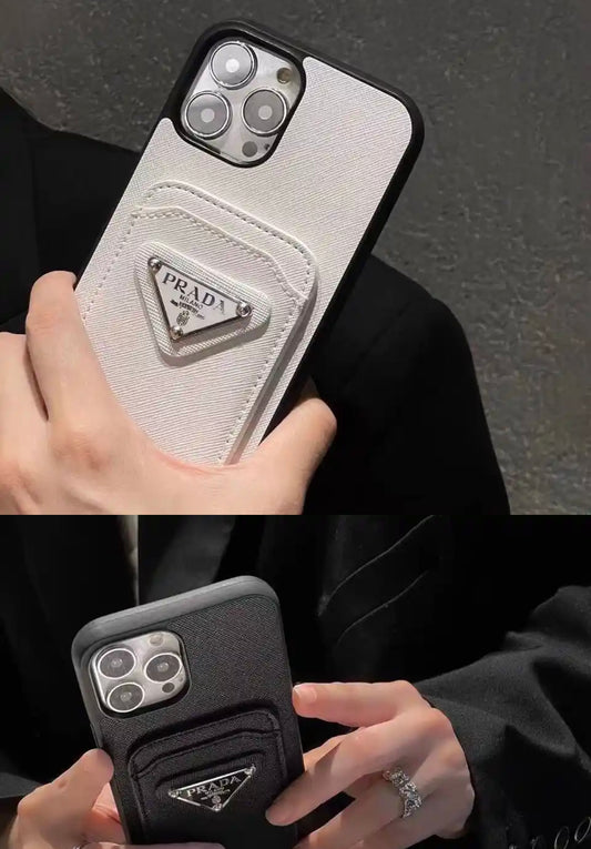 P Inspired iPhone Case with Card holder