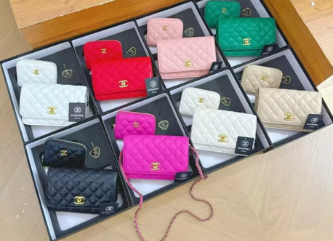 Cc Cross body bag & coin purse