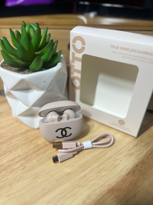 Wireless Ear buds blush pink